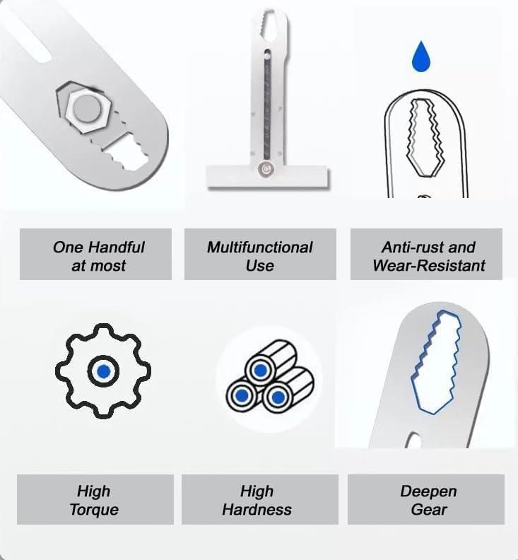 6 in 1 Stainless Steel Knife