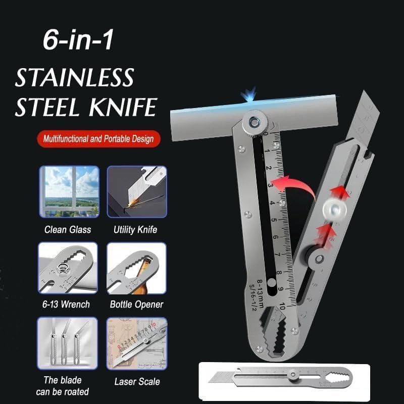 6 in 1 Stainless Steel Knife